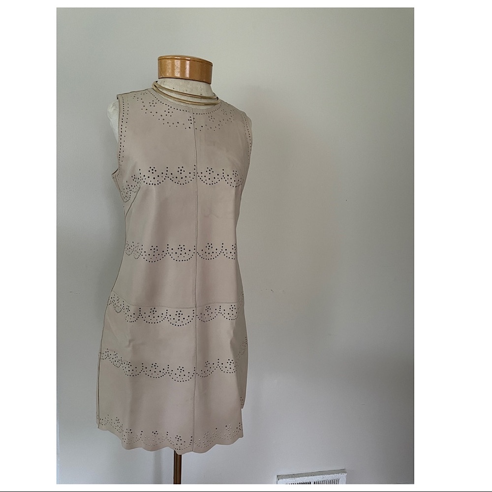 French connection leather dress